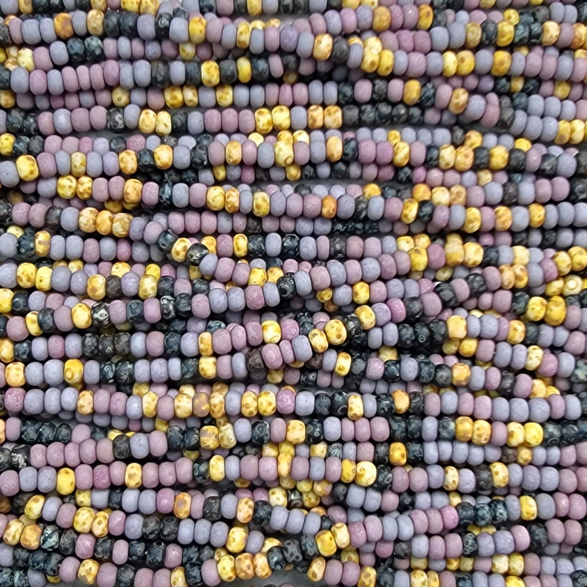 6/0 Aged Demeter Tube Picasso Mix (1/4 Kilo) - Bon Beads